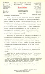 ["The official statement and press conference covers topics including foreign policy, U.S. relationships with NATO countries, and the American economy"]