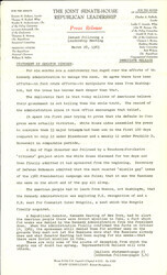 ["The official statement and press conference covers topics including Kennedy administration public statements, federal versus state authority, Medicare legislation, UN recognition of Mongolia and the People's Republic of China, federal spending"]