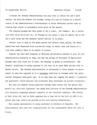 ["The official statement and press conference covers topics including the feed-grain issue, commodity prices, farm policy, opposition to admitting Red China to the United Nations, congressional GOP policy groups, and federal overtime legislation"]