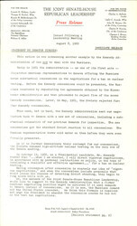 ["The official statement and press conference covers topics including nuclear test ban negotiations, public works legislation, Sen. Everett Dirksen's 1962 campaign, the satellite communications bill, anti-poll-tax legislation"]