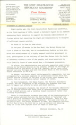 ["The official statement and press conference covers topics including U.S. foreign policy, nuclear test ban negotiations, the foreign aid bill, tax legislation, Cuba policy, Arthur Goldberg's nomination to the Supreme Court"]