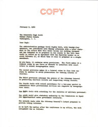 ["Duplicate Of A Letter To Senator Scott With A Summary Of The Civil Rights Bill With Work Assignments."]
