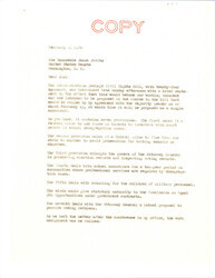 ["Copy Of A Letter To Senator Javits With A Summary Of The Civil Rights Bill With Work Assignments."]