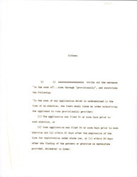 ["Senator Dirksen's Notes For Proposed Legislation Changes."]