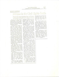 ["Newspaper Article In The Evening Star, Washington, D.C. Entitled \"dirksen In The Civil Rights Battle.\" Senator Dirksen Is A Key Influence In The Republican Party To Support The Civil Rights Movement, Where He Is Relied Heavily Upon By President John F. Kennedy With Examples Frequent Interactions And An Early Draft Of A Presidential Announcement."]