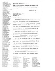 ["Letter From Bruce Butterfield Of Chicago's Committee Of 100 Businessmen To Dirksen Criticizing The Language Of The Civil Rights Bill Stating That It Would Only Lead To More Discrimination."]