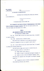 ["Draft Of The The Civil Rights Law Enforcement Act Of 1966 With Margin Notes On Potential Language Changes. The Bill Consists Of Four Parts;title I Jury Selection In Federal And State Courts, Title Ii Federal Civil Rights Crimes, Title Iii Civil Rights Injunctive Relief, And Title Iv Indemnity."]