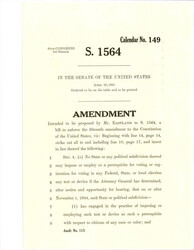 ["Additional Amendment To S. 1564 Section 4."]