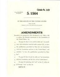 ["Additional Amendment By Sen. Ervin To S.1564 To Page 14 To The Language Of Lines 25 And 3."]