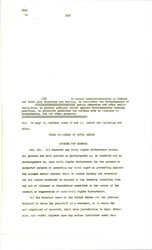 ["Possible Amendment To The Civil Rights Act Of 1966 Adding \"title Vi- Abuse Of Civil Rights: Actions For Damages\" And Section 601. There Are Also Suggestions On Language At The Bottom Of The Document."]