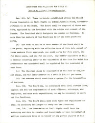 ["Title Vi Established The United States Commission On Civil Rights An Indemnification Board And Details Punishments For Violating The Civil Rights Act Of 1966."]
