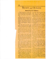 ["Wall Street Journal About Education And Desegregation. The Article Says That School Districts Were Not Drawn With Race In Mind But A Child's Best Interest And That Schools (that Are Not Segregated) That Do Not Have A Diverse Racial Makeup Are Just As Harmful As Segregated Schools."]