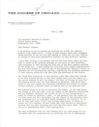 ["Letter To Sen. Dirksen From The Episcopal Church Department Of Christian Social Relations Regarding The Housing Provision Of The Civil Rights Act Of 1966. Realtors Did Not Have A Say On Who The Owners Sold To And Created Racial Segregation Within Communities Within Chicago."]