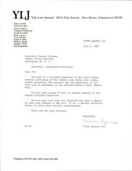 ["Letter To Dirksen Enclosing A Proposed Amendment To The Civil Rights Act Of 1966 Title V Regarding Penalties For Violence And Intimidation."]