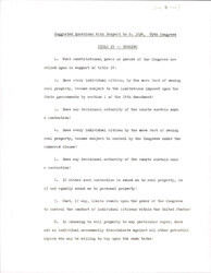 ["Suggested Questions To Be Asked About Provision Within The Civil Rights Act Of 1966 Title Iv."]