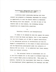 ["Information About The Higher Education Act Of 1965 Including Its Interpretation, Constitutionality, And How Fraternities Relate To Education."]