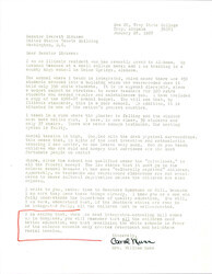 ["Letter From A Teacher Begging Dirksen To Ensure Equality In The Funding To All Schools Regardless Of How Diverse They Are. The Constituent Describes The School She Teaches At, How Little Government Funding Is Received, And How It Is Creating Racial Tensions In Alabama."]