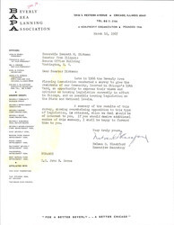 ["Letter To Dirksen From The Beverly Area Planning Association About A Survey Conducted In 1966 With The Results Attached To The Letter."]