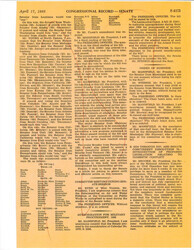 ["Proposed Legislation By Sen. Brooke To Amend The Civil Rights Act Of 1964 In An Effort To Prevent Domestic Conflicts. Rioting In Major Cities Around The Country Provoked The Senate To Take Action."]