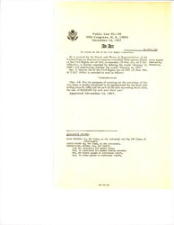 ["Act To Extend The Life Of The Civil Rights Commission Approved On December 14, 1967."]