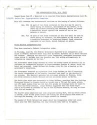 ["Administration Record Of H.R. 18037 Which Deals With Busing School Children. South Holland, Illinois Has Received A Federal Integration Order That Requires The District To Integrate. The Schools District Has Four All White Schools And Two All Black Schools."]