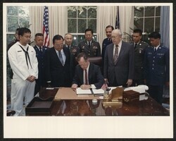 ["Stamp: Official White House photograph. Credit this photo to Susan Biddle The White House."]