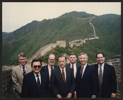 ["Caption: DKI & Defense Sub-Committee staff & Stevens 1994."]