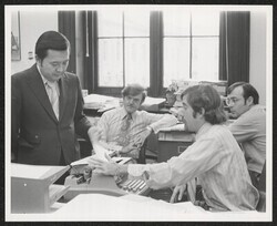 ["Information in title from back of photo."]