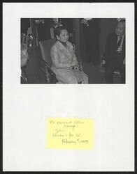 ["Caption: P.I. President Gloria Arroyo - DKI - Akaka's ofc. D.C. February 5, 2009."]