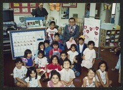 ["Information in title from back of photo."]