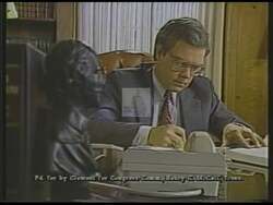 ["In the 1988 campaign ad, Democratic candidate Robert Nelson Clement is portrayed as a confident and passionate leader. The ad features him in professional settings and at various podiums, addressing enthusiastic audiences with evident support. Clement exudes confidence and leadership qualities, illustrating his readiness for presidential responsibilities."]