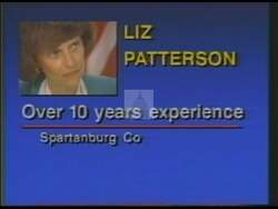 ["In this political advertisement, Liz Patterson is portrayed as a dedicated and experienced legislator with a strong record on Social Security and fiscal responsibility, contrasting her consistent attendance and votes to cut spending with her opponent Knox White's uncertainty on Social Security and votes to increase taxes and spending. The ad questions the trustworthiness of White while highlighting Patterson's qualifications and reliability."]