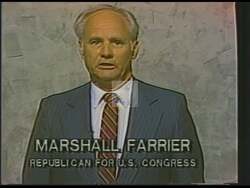 ["In this political advertisement, Marshall Farrier, the Republican candidate for Congress in Oklahoma's second district, emphasizes his background as a rancher and in the oil industry, pledging to bring jobs back to Northeastern Oklahoma and support national defense initiatives while opposing income tax increases. He positions himself as offering new leadership for the district."]