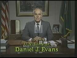 ["In the 1988 campaign ad, Republican John Ripin Miller highlights his dedication to environmental and employment issues. Featuring scenes of Miller speaking at various events, the ad portrays him as a passionate and effective leader. He emphasizes his commitment to trade, the environment, and senior benefits, urging voters to support his re-election due to his legislative success."]