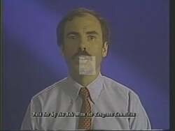 ["In the 1988 political ad, Democratic candidate Robert Ellsworth Wise focuses intensely on job creation and community support in West Virginia. The advertisement showcases Wise speaking directly to the camera from various settings, emphasizing his commitment to economic development and the well-being of his constituents. He is portrayed as earnest, confident, and focused on state-specific initiatives."]