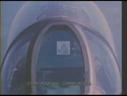 ["In his 1990 presidential campaign ad, Democratic candidate George Joseph Hochbrueckner emphasizes his successful efforts to continue the F-14 production. Highlighting his passionate congressional speeches, the ad showcases scenes of Hochbrueckner advocating strongly for the program, which he links to preserving jobs and strengthening military capabilities, interspersed with images of the F-14 jet in flight."]