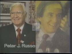 ["In his 1990 presidential campaign ad, Republican Peter J. Russo emphasizes his commitment to local issues such as environmental cleanup and crime reduction. He contrasts his record with opponent Torricelli���������s controversial affiliations, including connections with Saddam Hussein and defending a disgraced congressman. Russo urges voters to choose integrity and community-focused leadership."]