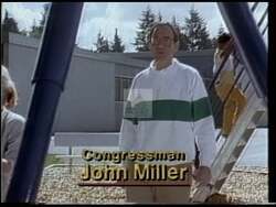 ["In the 1990 presidential campaign ad for John Ripin Miller, the emphasis is on preventing budget cuts in schools, especially those impacted by being near military bases. Various scenes depict concerned educators, military families, and community members discussing and advocating for continued federal aid and the importance of maintaining education funding."]