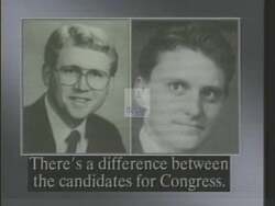 ["In this political advertisement, Dan Weber is criticized for his long-term Washington, D.C. residency, opposition to term limits, inconsistent stance on taxes, and acceptance of U.S. military forces under foreign command, suggesting he is out of touch with local values. The ad endorses Frank Lucas for Congress, emphasizing his local roots and trustworthy reputation in Oklahoma."]