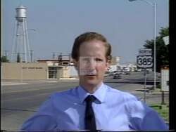 ["In a 1994 political TV ad, Mayor Terry Shule of Crane expresses strong disapproval toward a lawyer-turned-politician, who previously sued his town, before running for Congress. Shule���������s criticisms are aimed at highlighting the perceived opportunism and unsuitability of the lawyer for office, while he endorses Congressman Henry Bonilla for reelection, advocating stability and trust in leadership."]
