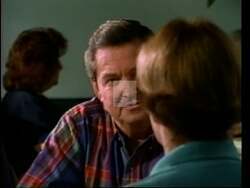 ["In the 1994 presidential campaign ad, Republican Eugene Clay Shaw emphasizes his dedication to combating drugs and crime. Addressing a concerned audience, Shaw presents himself as stern and determined, passionately advocating for stronger anti-crime and drug policies from various podiums, aiming to enhance public safety and implement tougher laws in Florida."]