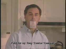 ["In this political advertisement, the speaker criticizes Newt Gingrich and Congress for financial irresponsibility, including bounced checks and misuse of public funds, suggesting that it is time to overhaul Congress. The ad advocates for change, contrasting the current congressional mismanagement with the speaker's own fiscally responsible behavior and desire for an efficiently run country."]