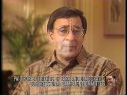 ["In his 1994 presidential campaign ad, Democratic Party candidate Sam Farr showcases his engagement with community members and highlights his legislative achievements. Emphasizing his dedication and proactive approach, Farr speaks confidently about local and national issues, surrounded by supportive constituents and campaign imagery, advocating for further local advancements and national progress."]