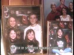 ["In the 1996 campaign ad for John McKee Spratt, various families express deep concerns over potential student loan cuts proposed by Gingrich, highlighting the vital role these loans play in their childrens education. The scenes depict worried but hopeful discussions on education funding, emphasizing the need for political decisions that support student opportunities, with Spratt's platform presented as the preferred solution."]