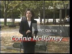 ["In the 1996 presidential campaign ad, Democratic candidate Connie McBurney strongly emphasizes the need to combat education funding cuts. Throughout the ad, McBurney passionately addresses the negative impacts of these cuts on Iowa families and advocates for robust support and resources to secure a better future for children and their education."]