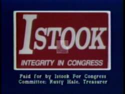 ["In his 1992 campaign ad, Republican Ernest James Istook portrays a confident, committed image, frequently addressing the public from a podium against patriotic backdrops of American flags and the U.S. Capitol. He advocates for ethical governance and job creation, emphasizing his dedication to traditional values, aiming to resonate with voters seeking strong, principled leadership."]