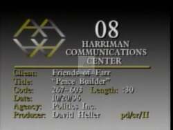 ["The 1996 political TV ad for Democratic Party candidate Sam Farr showcases his dedication to enhancing community safety. Throughout various scenes, Farr is portrayed speaking at community events and interacting with diverse groups of constituents. He emphasizes unity and determined action against violence and drug issues, backed by supporters including police officers and peace activists. His commitment to strong safety initiatives and support programs is highlighted as he engages with community members."]