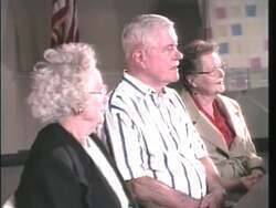 ["In the 1996 political TV ad for Democratic candidate Sam Gejdenson, senior citizens voiced their frustration with politicians, except for Gejdenson, whom they applauded for his steadfast support for seniors and workers. The ad criticized political figures Gingrich and Munster for their neglect, positioning Gejdenson as a dedicated advocate for the local elderly community."]