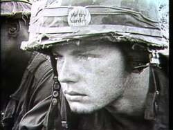 ["The 1988 political TV ad for Democratic candidate Tim Johnson underscores his dedication to veteran affairs. It features moving scenes at veterans' commemorations and outreach centers, displaying Johnsons involvement with emotional veterans and his advocacy to support them. The overarching theme is solemn respect and commitment to those who served, particularly during Vietnam, underscoring Johnsons compassion and dedication."]