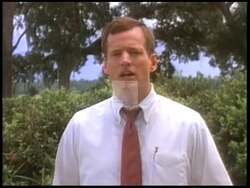 ["In a 1992 campaign ad, Republican candidate Jack Kingston stresses his unwavering support for voluntary school prayer. Throughout the video, Kingston contrasts his consistent stance with his opponent Barbara Christmas's changed views, presenting himself as a defender of traditional values. This central theme is reinforced as Kingston repeatedly advocates for this position in various settings."]